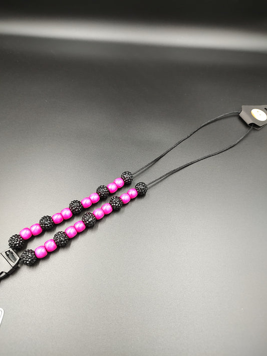 Handmade Black and Purple Lanyard - Product Code 1019