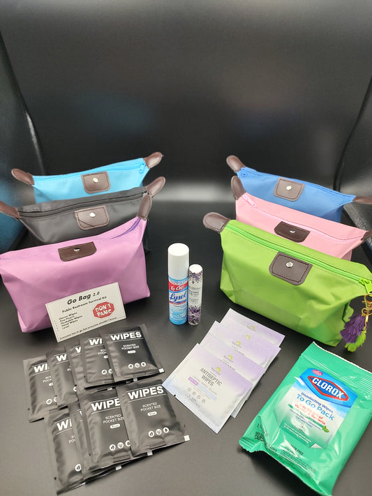 Go Bag 2.0, Public Restroom Survival Kit - Product Code 3001